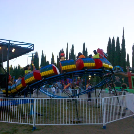 Thrilling carnival ride